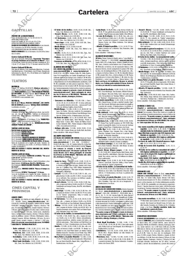 ABC SEVILLA 26-02-2002 página 72