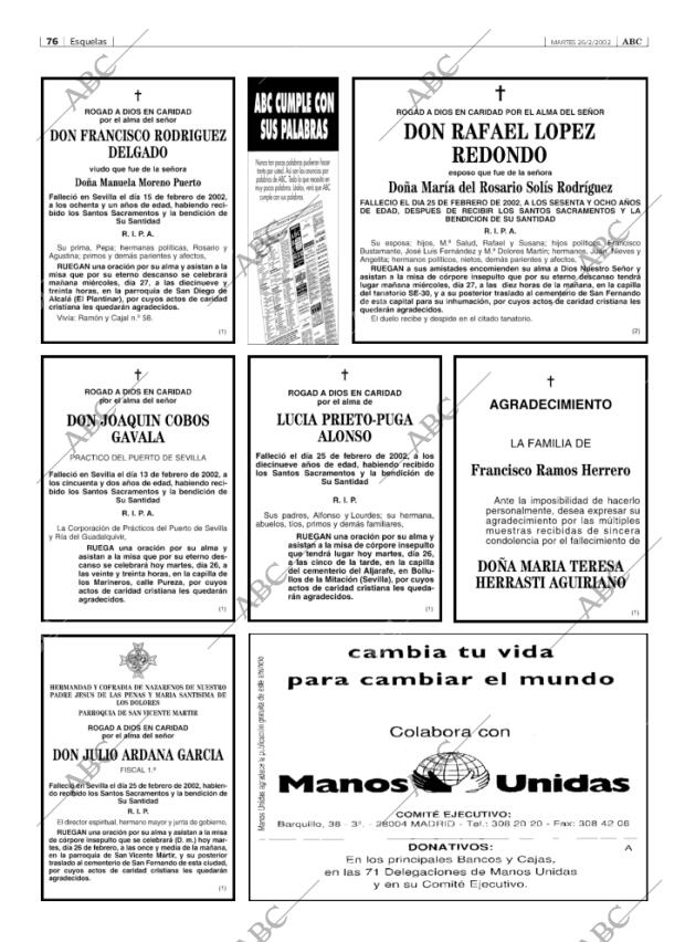 ABC SEVILLA 26-02-2002 página 76