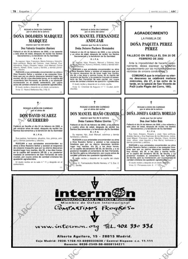 ABC SEVILLA 26-02-2002 página 78