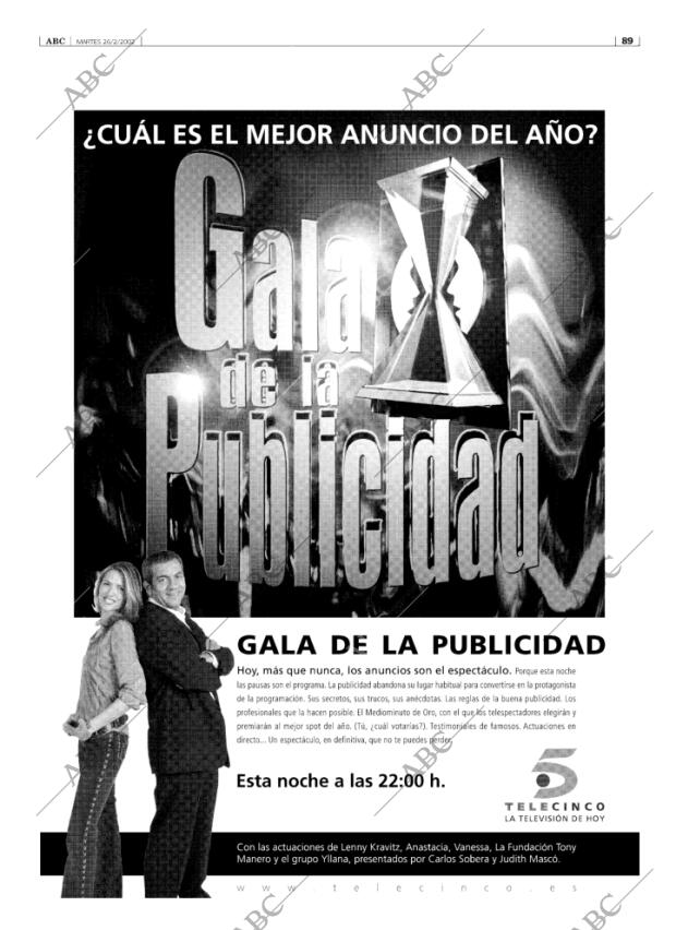 ABC SEVILLA 26-02-2002 página 89