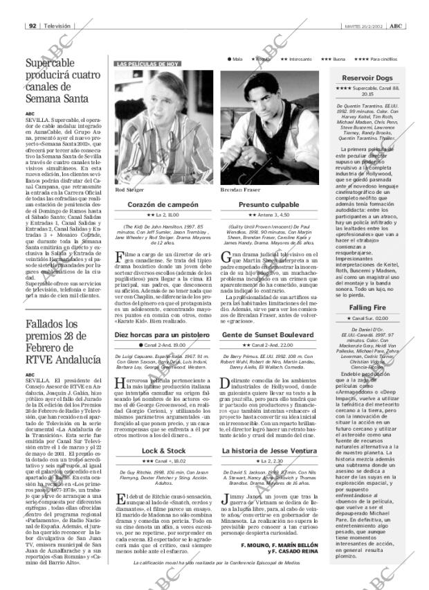 ABC SEVILLA 26-02-2002 página 92