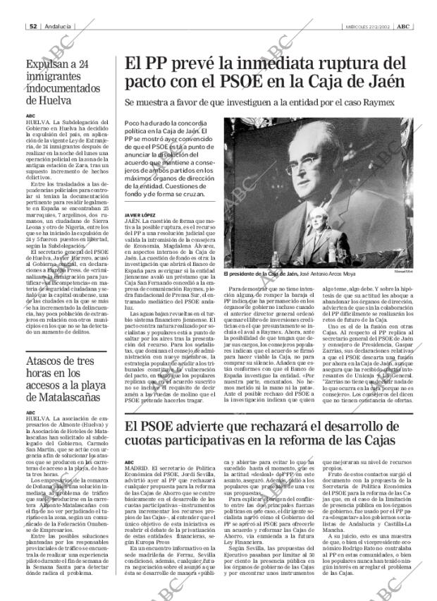 ABC SEVILLA 27-02-2002 página 52