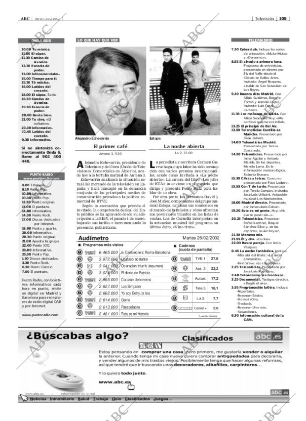 ABC MADRID 28-02-2002 página 105