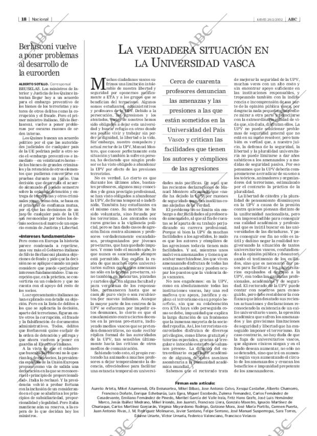 ABC MADRID 28-02-2002 página 18
