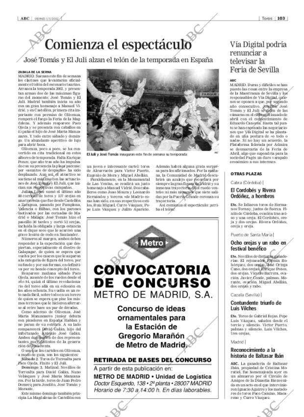 ABC MADRID 01-03-2002 página 103
