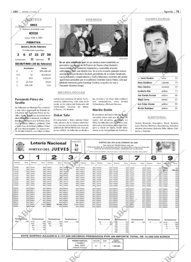 ABC MADRID 01-03-2002 página 71