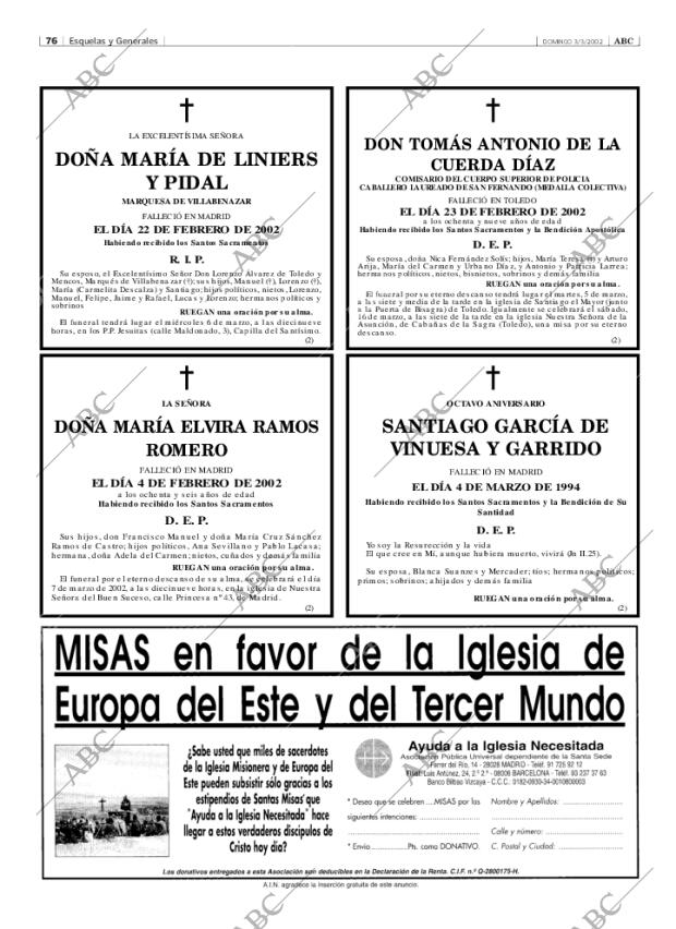 ABC MADRID 03-03-2002 página 76