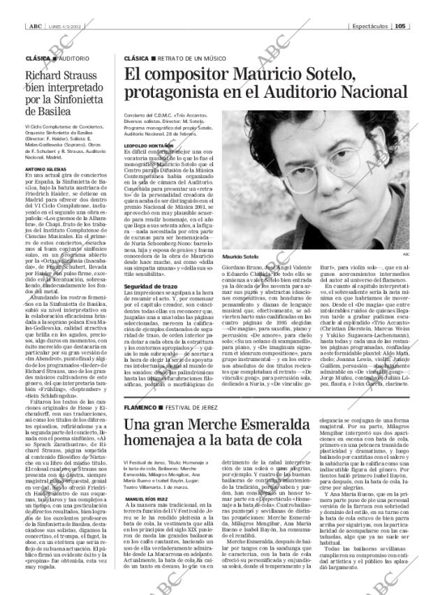ABC MADRID 04-03-2002 página 105