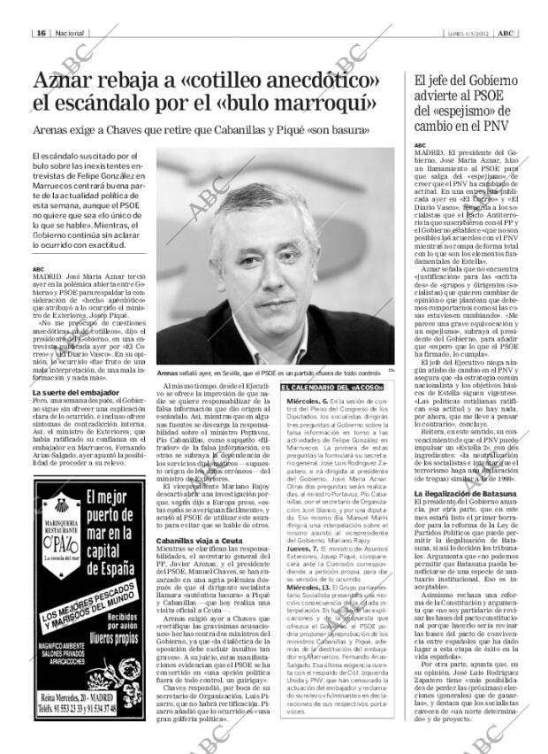 ABC MADRID 04-03-2002 página 16