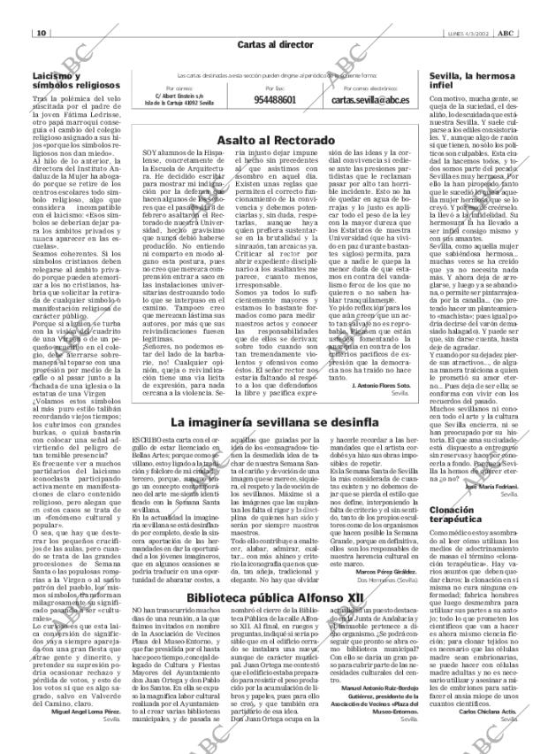 ABC SEVILLA 04-03-2002 página 10