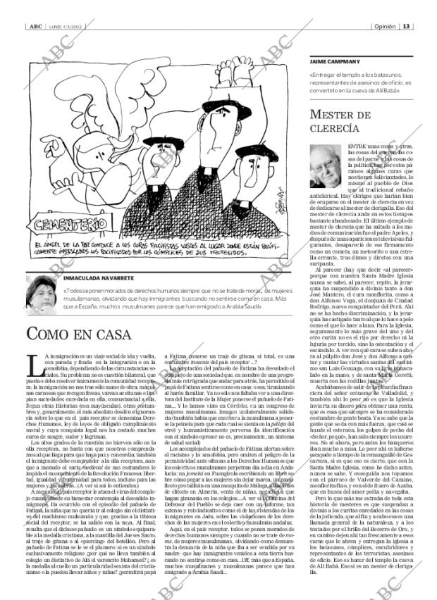 ABC SEVILLA 04-03-2002 página 13