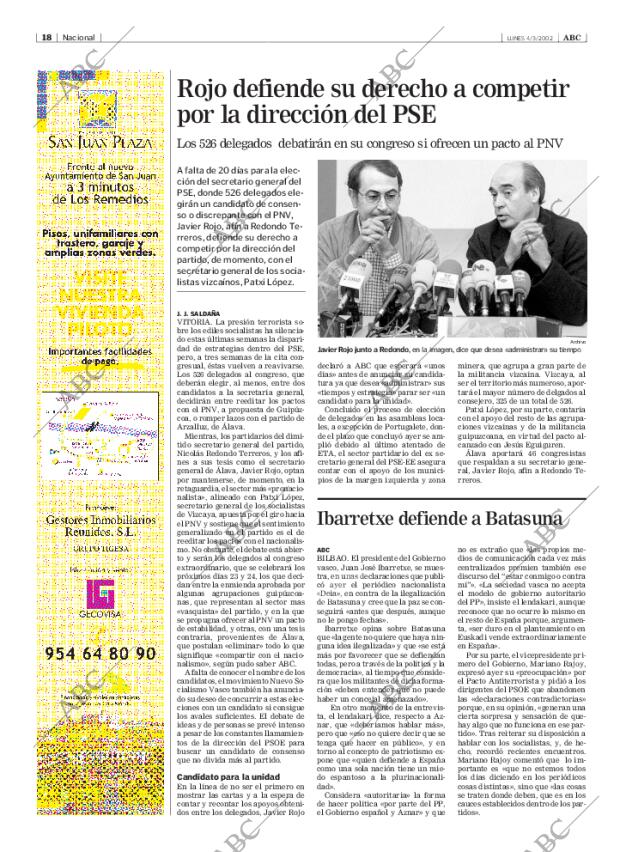 ABC SEVILLA 04-03-2002 página 18