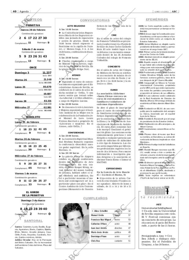 ABC SEVILLA 04-03-2002 página 40