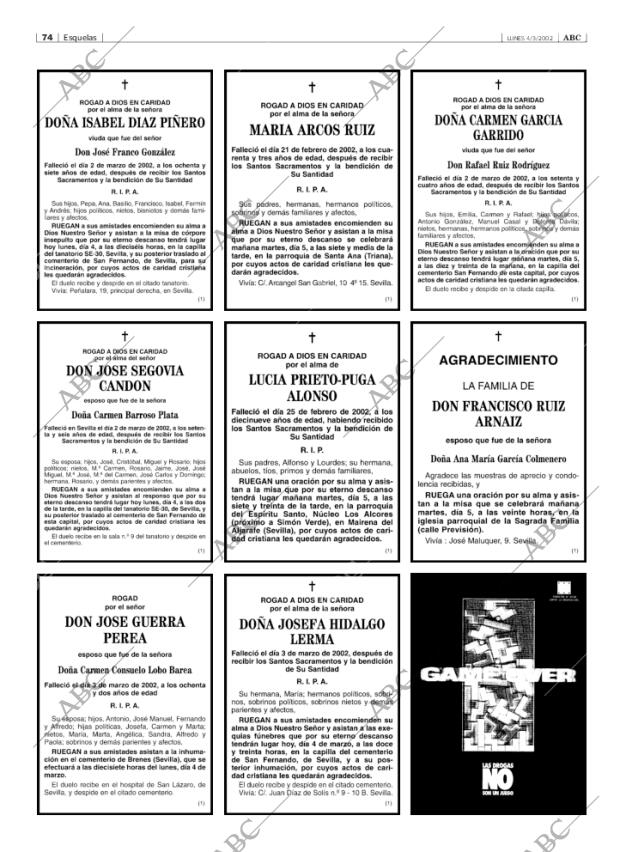 ABC SEVILLA 04-03-2002 página 74
