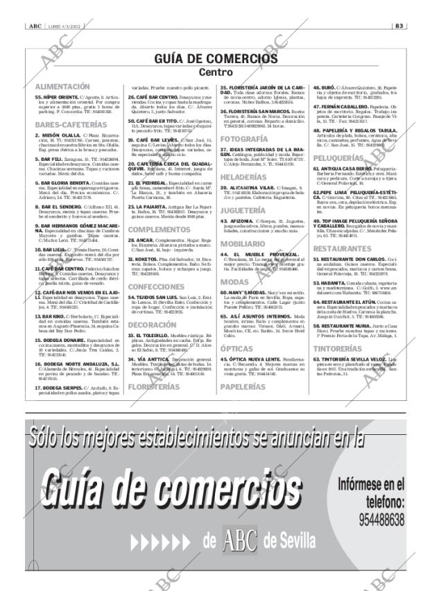 ABC SEVILLA 04-03-2002 página 83