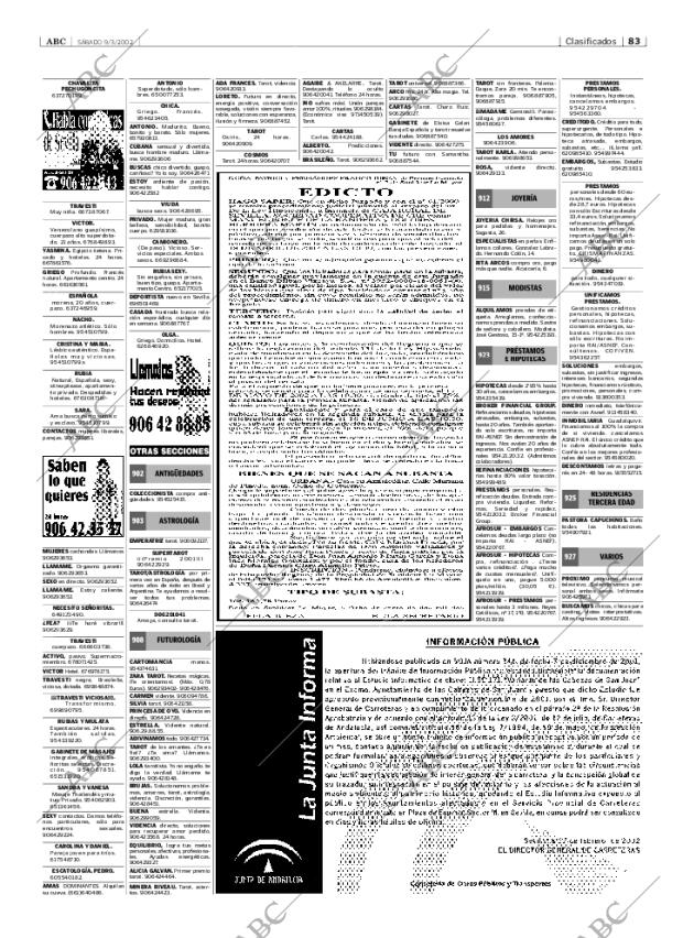 ABC SEVILLA 09-03-2002 página 83