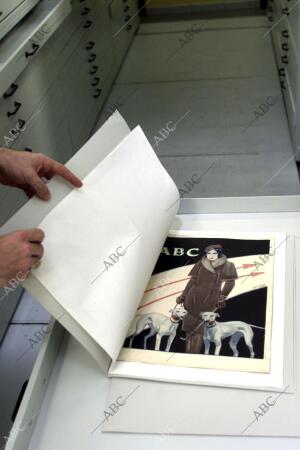 Archivos de Cuadros.-foto Ernesto Agudo.Archdc