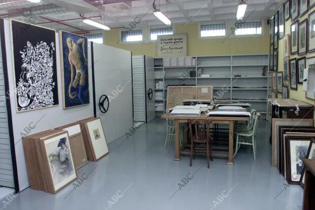 Archivos de Cuadros.-foto Ernesto Agudo.Archdc