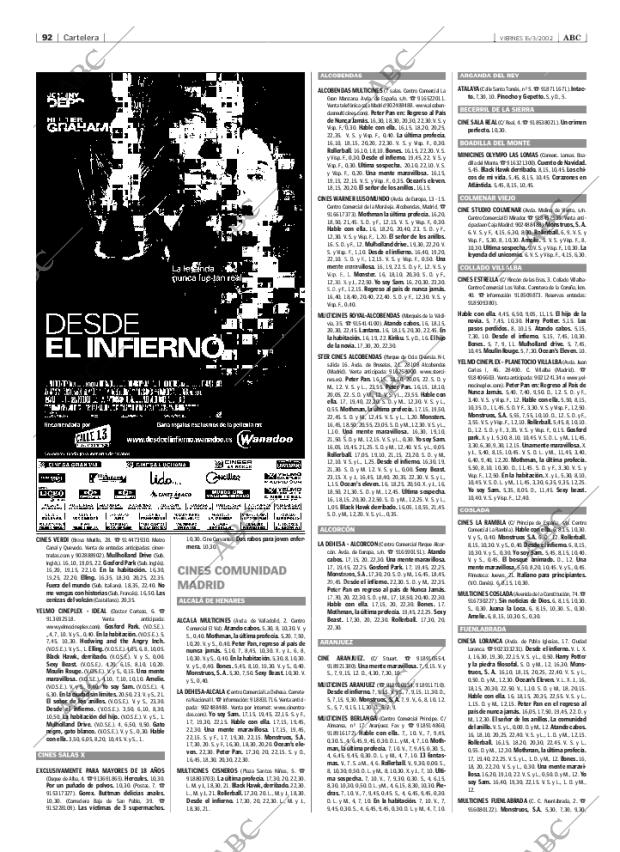 ABC MADRID 15-03-2002 página 92