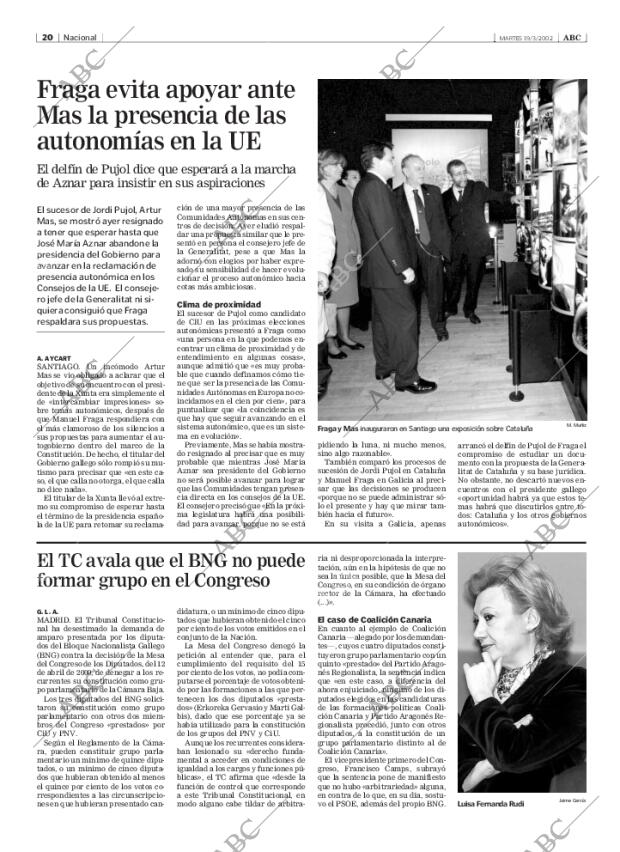 ABC MADRID 19-03-2002 página 20