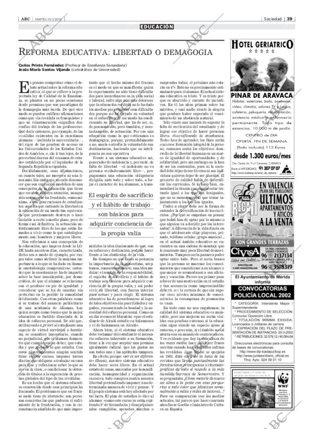 ABC MADRID 19-03-2002 página 39