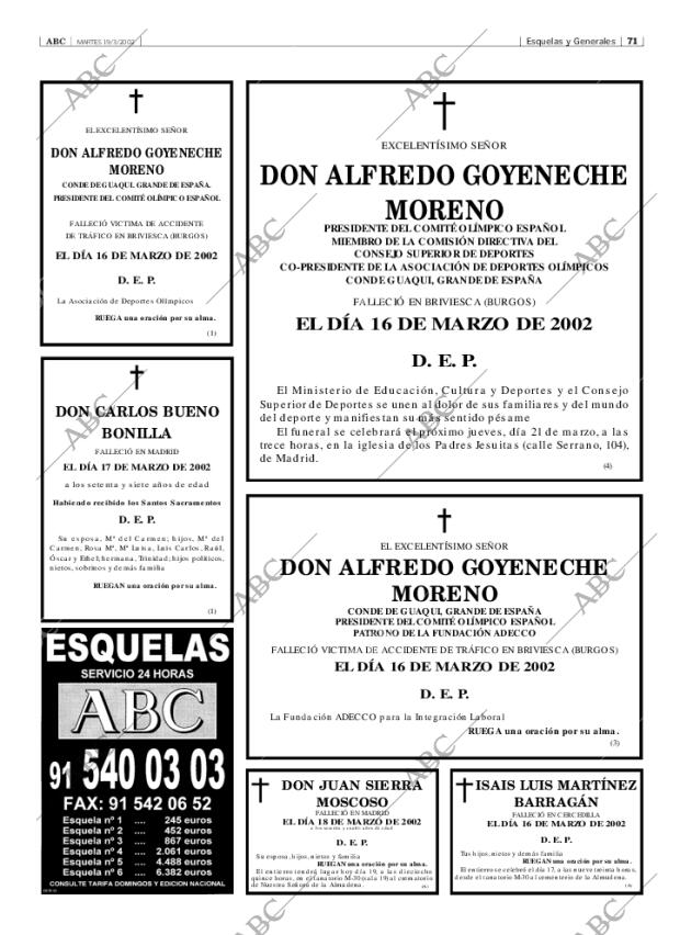 ABC MADRID 19-03-2002 página 71