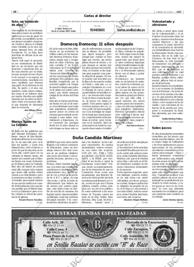 ABC SEVILLA 22-03-2002 página 10
