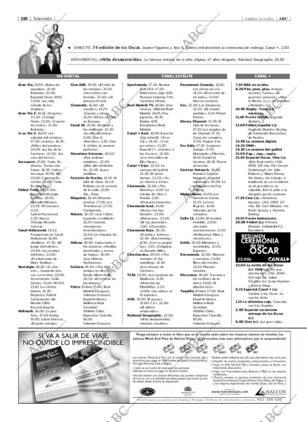 ABC MADRID 24-03-2002 página 110