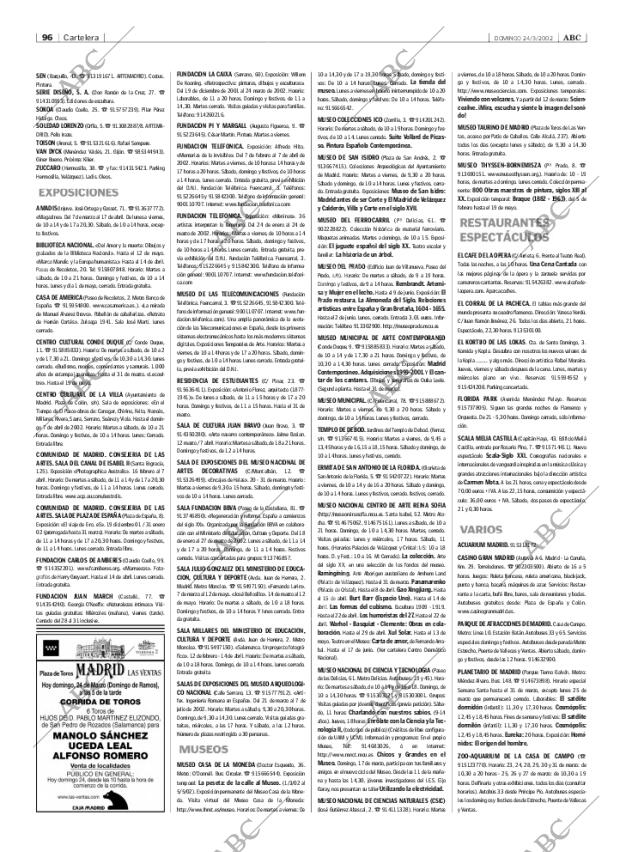 ABC MADRID 24-03-2002 página 96