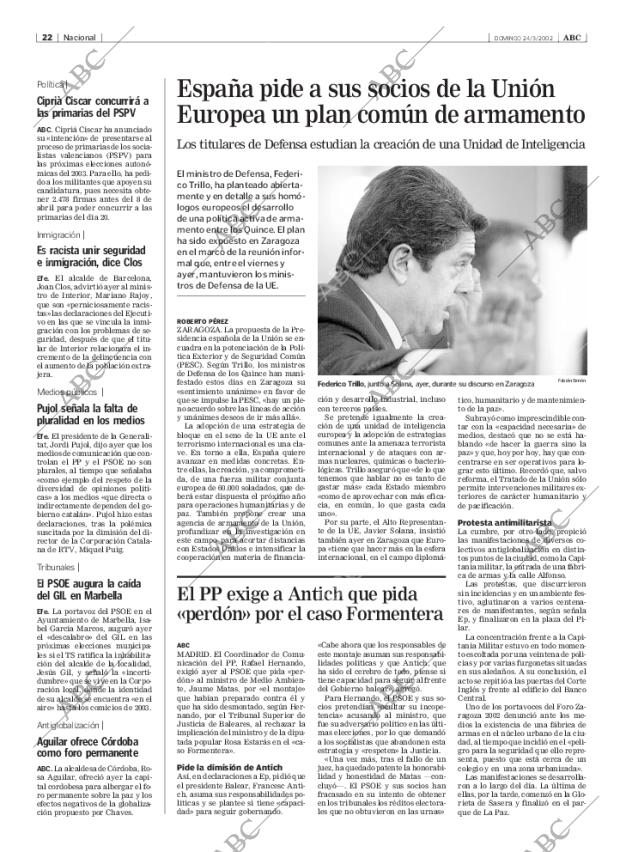 ABC SEVILLA 24-03-2002 página 22