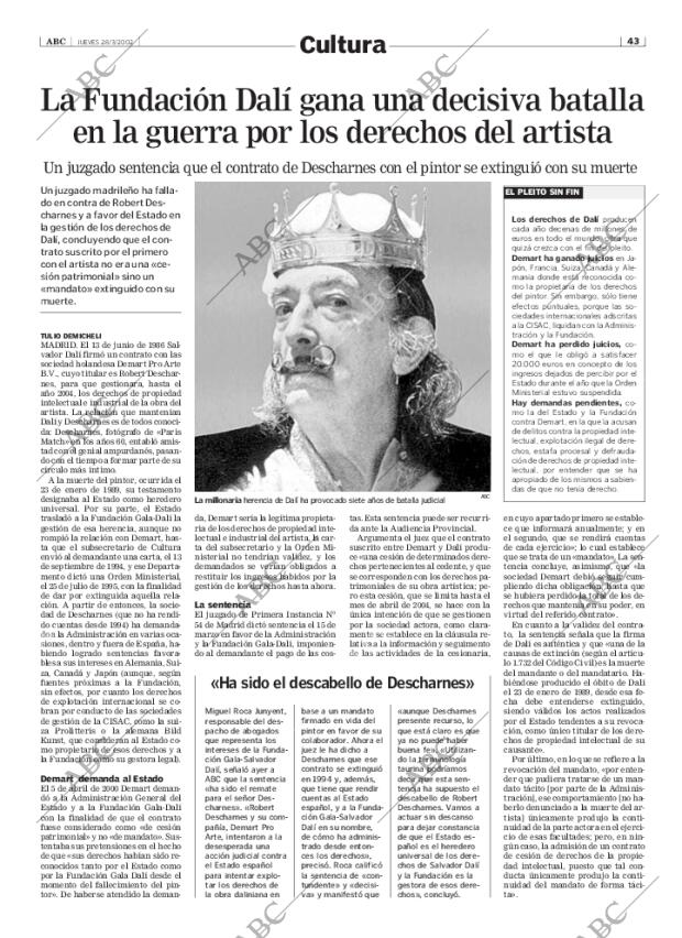 ABC MADRID 28-03-2002 página 43