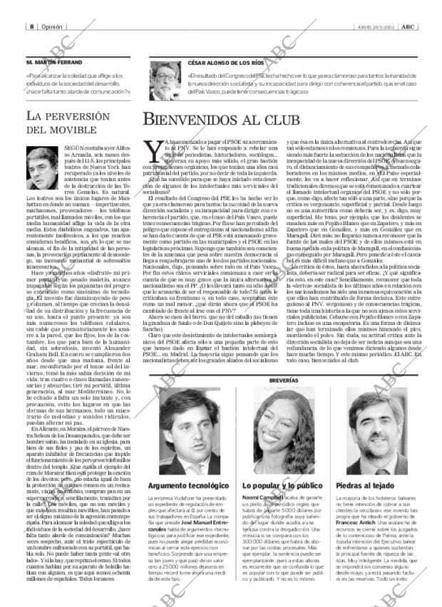 ABC MADRID 28-03-2002 página 8