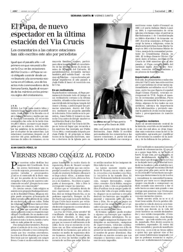 ABC MADRID 29-03-2002 página 29