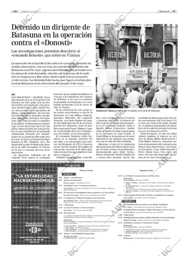 ABC MADRID 31-03-2002 página 13