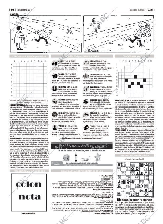 ABC MADRID 31-03-2002 página 90