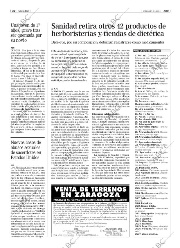 ABC MADRID 03-04-2002 página 30