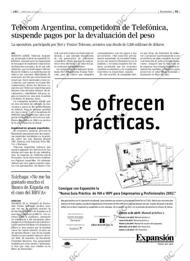 ABC MADRID 03-04-2002 página 53
