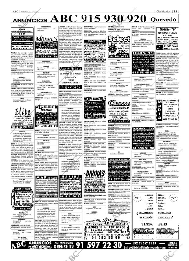 ABC MADRID 03-04-2002 página 83