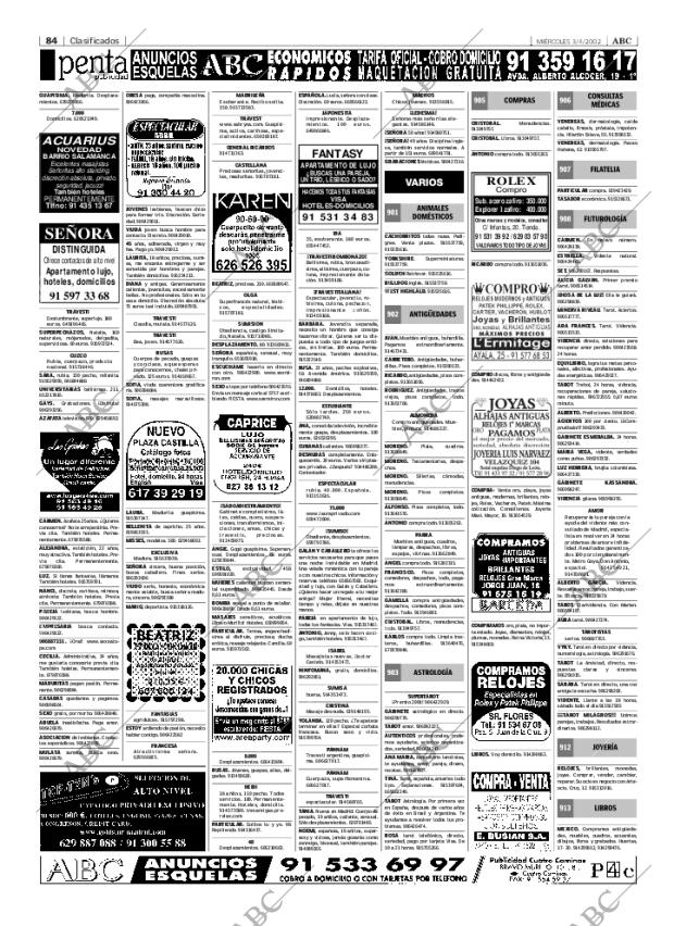 ABC MADRID 03-04-2002 página 84