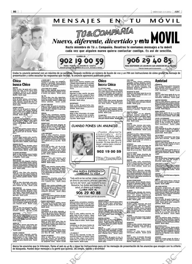 ABC MADRID 03-04-2002 página 86