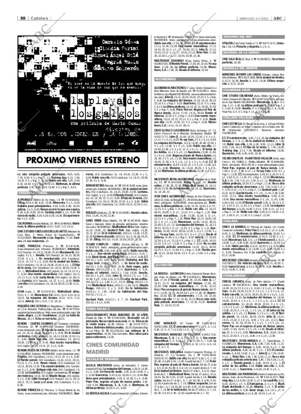 ABC MADRID 03-04-2002 página 88