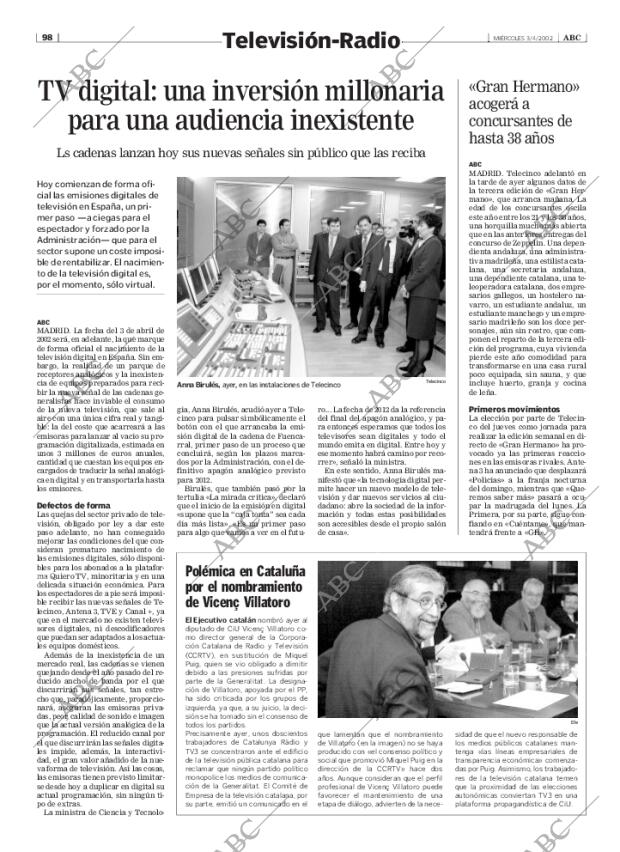 ABC MADRID 03-04-2002 página 98