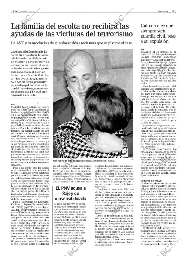 ABC MADRID 04-04-2002 página 13