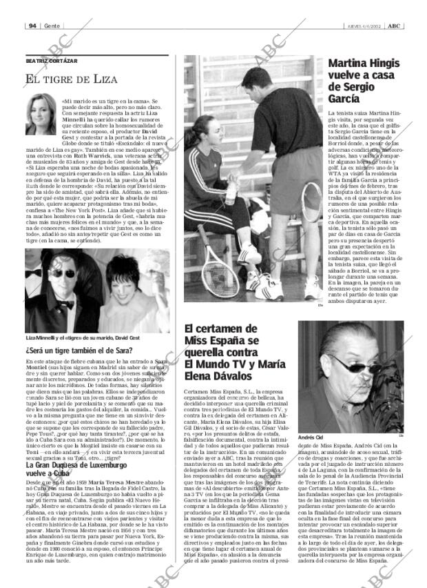 ABC MADRID 04-04-2002 página 94