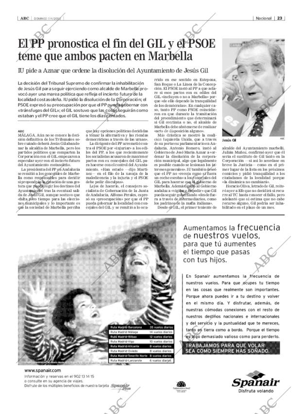 ABC MADRID 07-04-2002 página 23