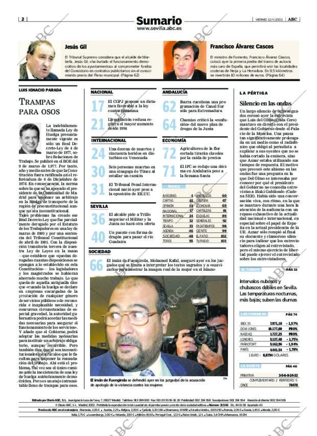 ABC SEVILLA 12-04-2002 página 2