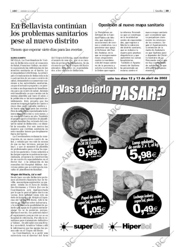 ABC SEVILLA 12-04-2002 página 39