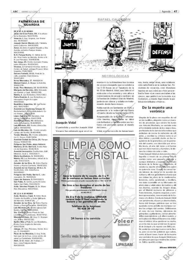 ABC SEVILLA 12-04-2002 página 47