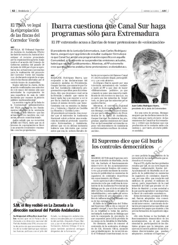 ABC SEVILLA 12-04-2002 página 62