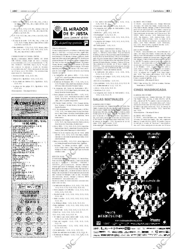 ABC SEVILLA 12-04-2002 página 83